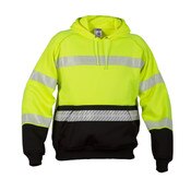 Kishigo Pull Over Hoodie in Hi-Vis Lime